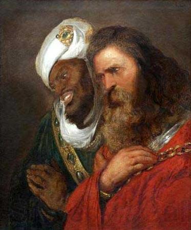 Jan lievens Saladin and Guy de Lusignan Spain oil painting art